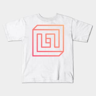 Strange Geometry - Spiral (Outline) Kids T-Shirt